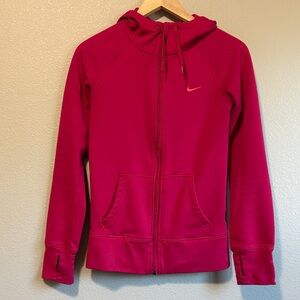 Nike Women's Therma Fit Fuchsia Full-Zip Hoodie